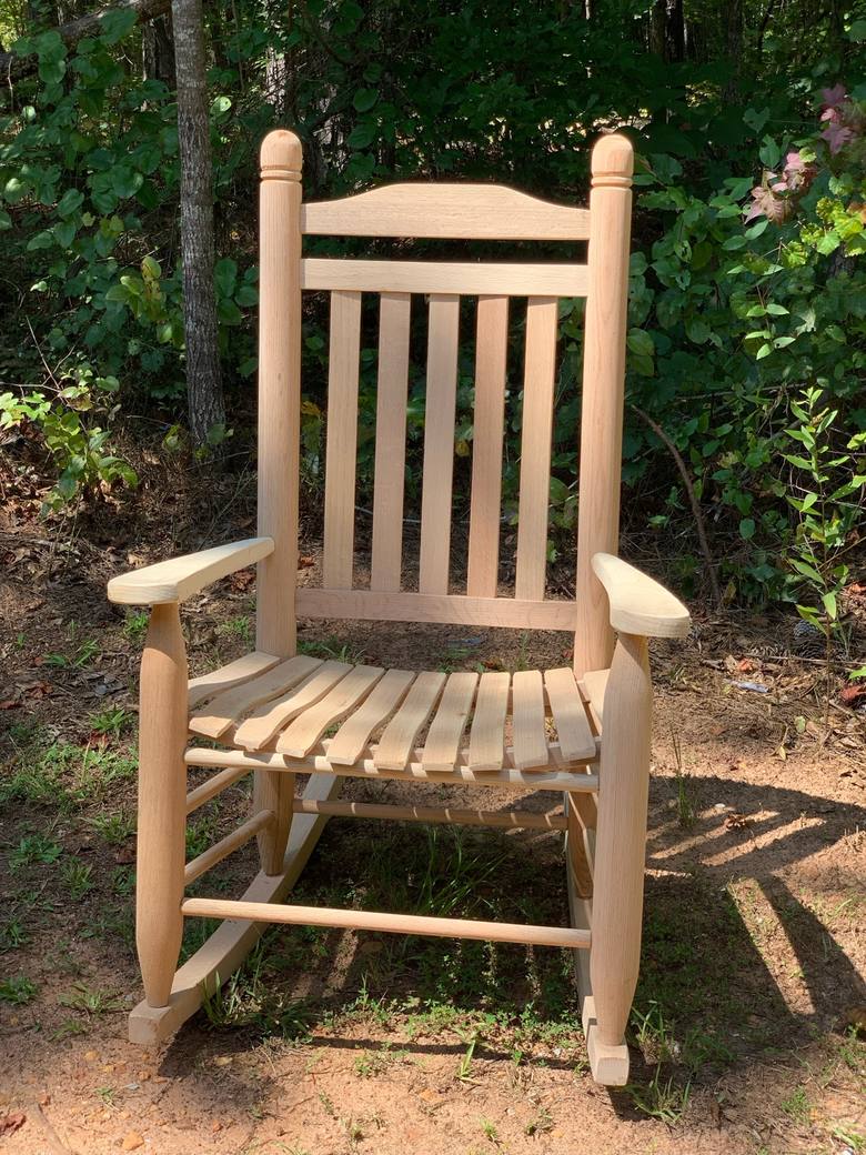 Real oak rocking chair